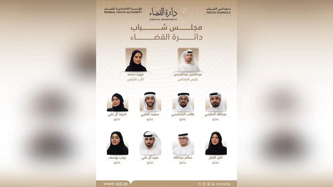 مجلس الشباب في الشارقة يعزز الابتكار المؤسسي بتشكيل جديد